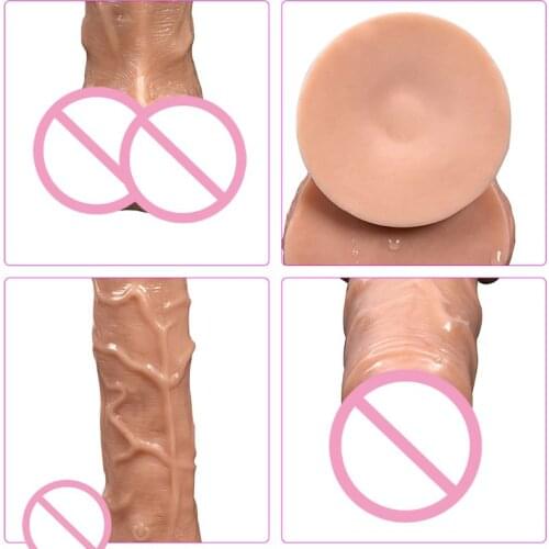 50LF 20 Frequency Strong Vibration Dildo G-spot Massager Vibrator with Suction Cup For Women Adult Sex Toy