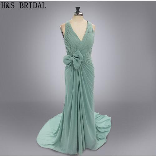 V-neck Women Dresses H&S BRIDAL China