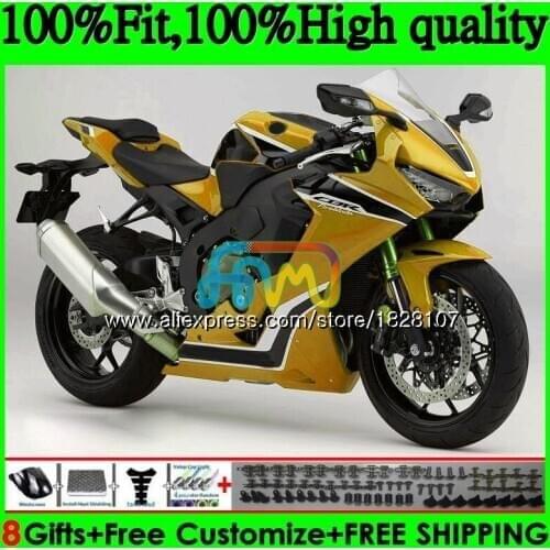 Injection For HONDA CBR 1000 RR CBR1000RR 17 18 19 145BS.31 Golden gloss CBR 1000RR CBR-1000RR CBR1000 RR 2017 2018 2019 Fairing