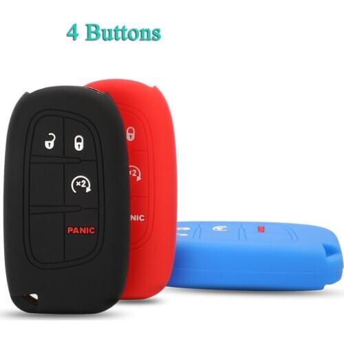 Bilchave 10pcs Silicone Key Case Cover For Jeep Renegade wrangler Grand Cherokee compass longitude Patriot Dodge Chrysler 300C