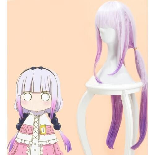 Conna Cosplay Wig Anime Kobayashis Dragon Maid Long Hairs