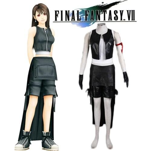 Final Fantasy VII Advent Children Tifa Lockhart Cosplay Costume