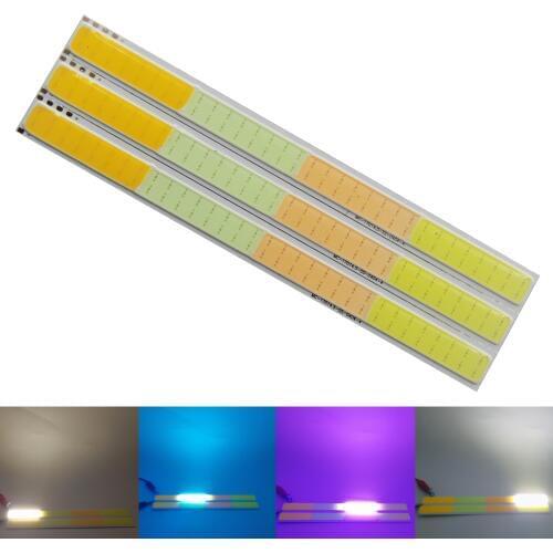 2018 New MIX four color 17cm DC 12V 4w led cob strip lamp light emitting diode colorful cob for auto bulb cob led strip chip