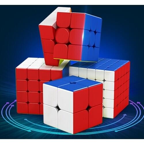 MoYu MeiLong 2x2 3x3 4x4 5x5 Magnetic Magic Cube Competition Speed Children Toys Professional Smooth Stickerless Cubo Magico