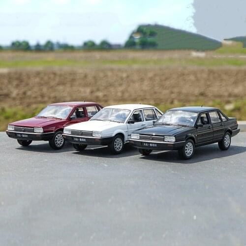 1/24 alloy casting car model FX original VW Santana car collection decoration holiday gift