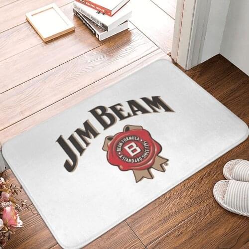Jim Beam Drink Doormat Carpet Mat Rug Polyester PVC Non-Slip Floor Decor Bath Bathroom Kitchen Bedroom 40x60