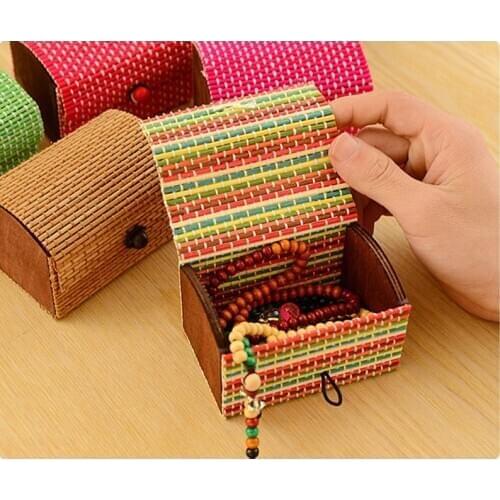 Organizer Storage Box Boite De Rangement Large Capacity Creative Bamboo Storage Box Soap Box Jewelry Box Rangement Maquillage#W