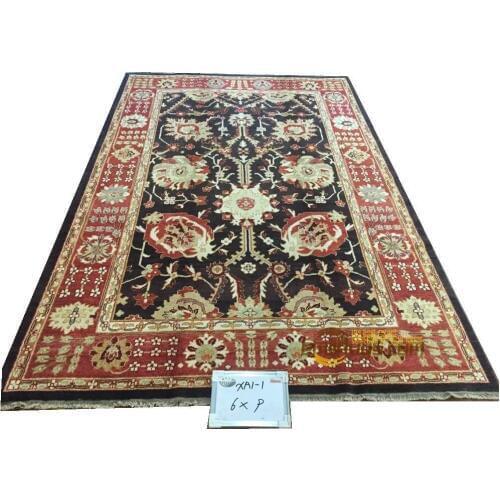 Original single export Turkish handmade carpets OUSHAK Ozarks pure wool carpet XA1-1 6x9gc47zieyg28