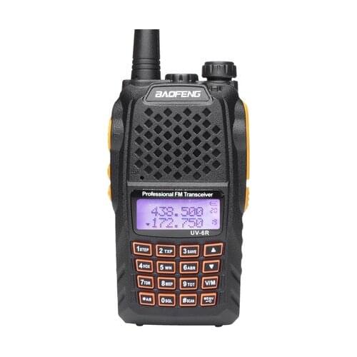 Really 7W Baofeng UV-6R Walkie Talkie Two Way Radio Dual Band Vhf Uhf high quality more than baofeng uv-5r