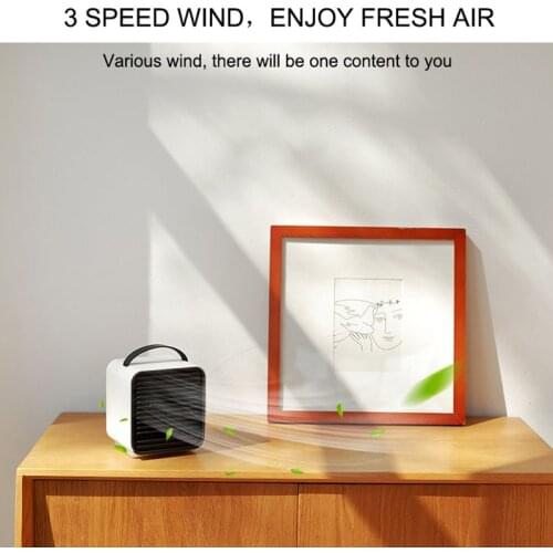 USB Mini Air Conditioner Fan Portable Negative ion Air Cooler ventilador portatil household fan Air Conditioning Fan ventilador
