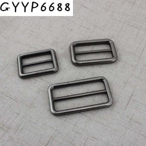 10-30pcs 16mm 19mm 25mm 38mm Alloy Slider Tri-glide Accessory Bags Handbags long shoulder strap adjustment welded buckles