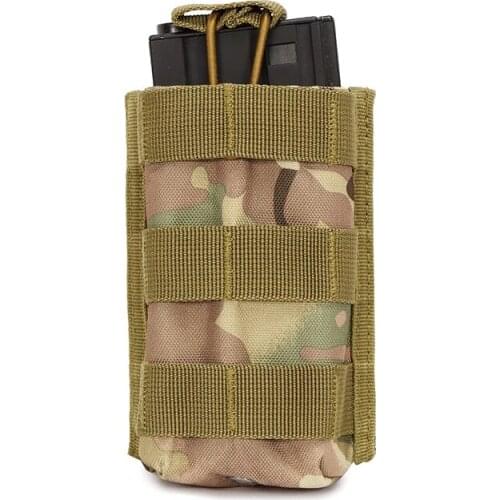 M4 M16 5.56 .223 Tactical MOLLE Single Magazine Pouch Military Army Hunting Bag Airsoft Walkie Talkie Holder Rifle Mag Pouches