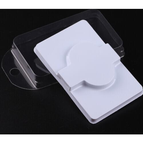 Packing box for eyelash blank eyelashes plastic packaging transparent lid pink tray wholesales