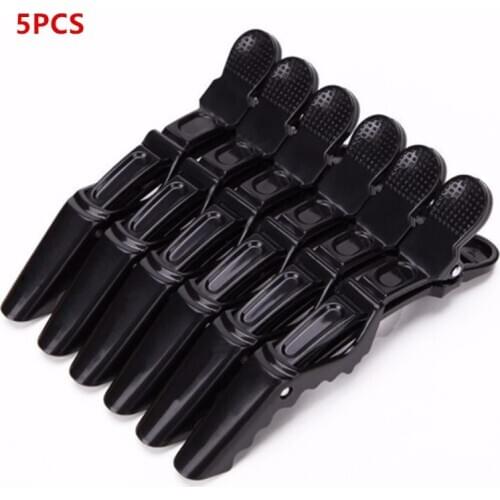 5pcs Professional Alligator Hair Clip Clamps Hairdressing Salon Hair Grip Crocodile Hairdressing Hair Style Barbers Clips