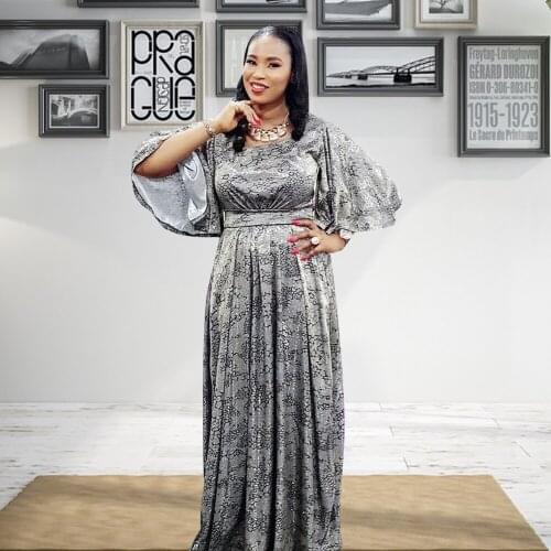 Muslim Sets Printing Half Sleeve Abaya Dubai Dress Lady Party European Clothes American Clothing Loose Robe with belt