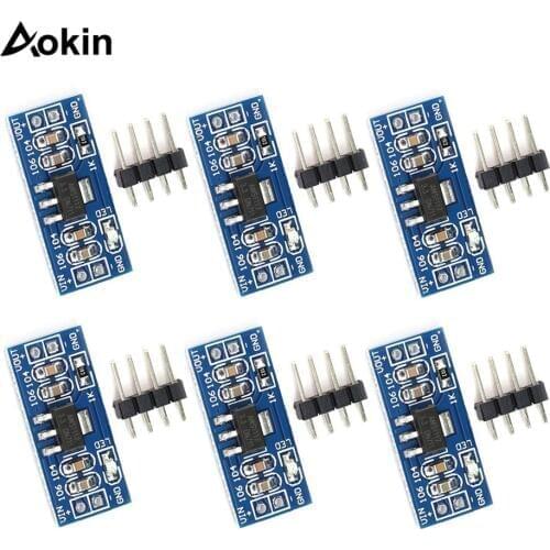 10pcs AMS1117 3.3V 5V power supply module AMS1117-5.0V power module AMS1117-3.3V
