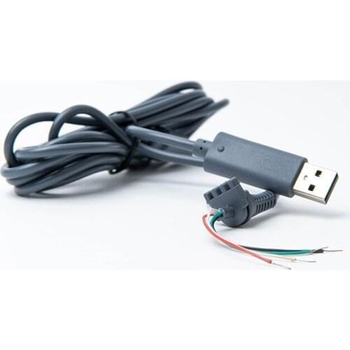 100 pcs High Quality USB 4 Pin Charging Cable Cord +Breakaway Adapter Replacement For Xbox 360 Wired Controller Accessories