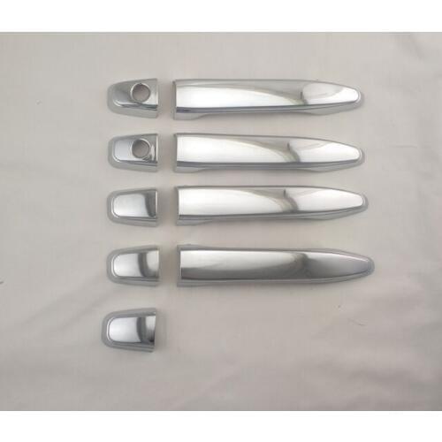 9PCS ABS electroplate Car Door Handle Cover Trim Car sticker Protective sleeve For Toyota WISH 2003