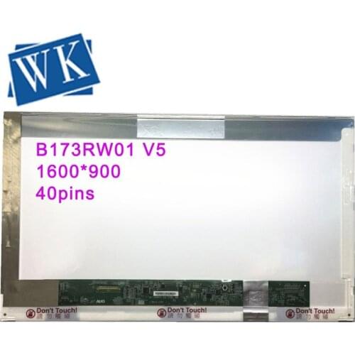 Free Shipping B173RW01 V.5 V.4 V.2 N173O6-L02 LTN173KT01 LP173WD1-TLA 1 LTN173KT02 N173FGE-L21 40-pin 17.3LED Screen