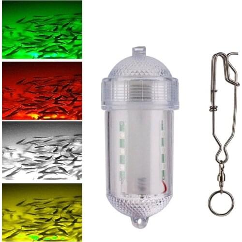 Cordless Fishing Attractive Light Boat Fishing Underwater LED Lure Baits Lamp