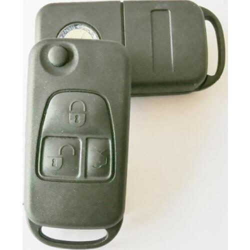 WIth Logo Remote Key Fob Case 3 Button For Mercedes Benz ML C CL S SL SEL