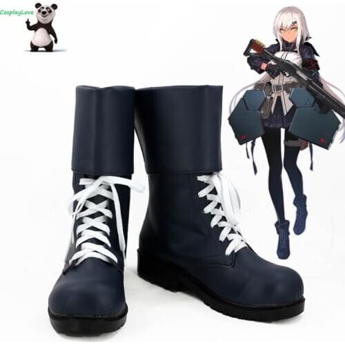 Girls Frontline M590 Black Cosplay Shoes Boots Custom Made For Hallowee Christmas CosplayLove