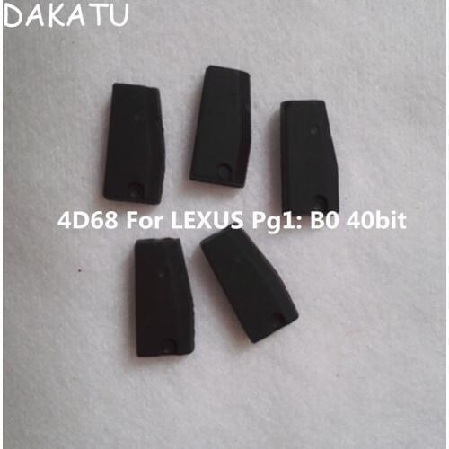 DAKATU 4D68 Carbon Transponder Chip (Pg1:B0) For Lexus Toyota Prado 80bit TP29 4D68 Car Key Chip