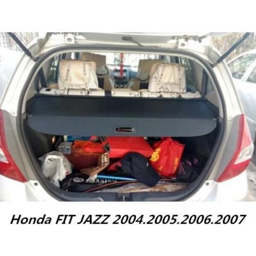 For Honda FIT JAZZ 2004.2005.2006.2007 Car Rear Trunk Security Shield Cargo Cover( Black beige)