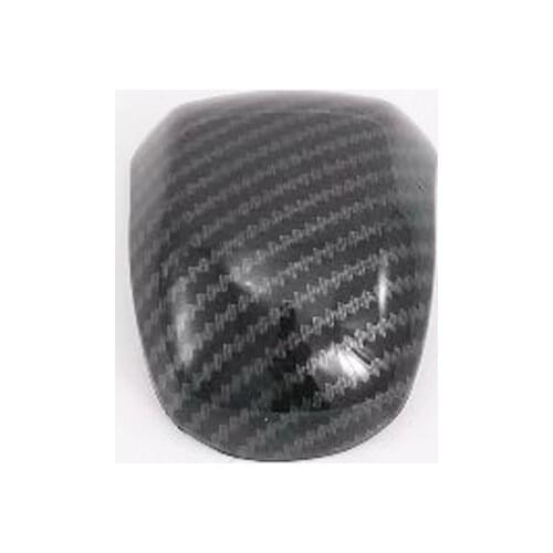 For Hyundai Santa Fe 2019 2020 Carbon Fiber Car Gear Head Shift Knob Cover Gear Shift Handle Trim Sticker