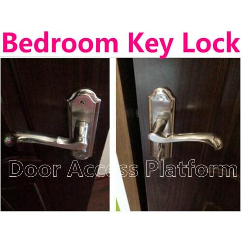Bedroom Door Lock Stainless Steel Metal Home security access control system,Home safe locker open door wooden door mechnical