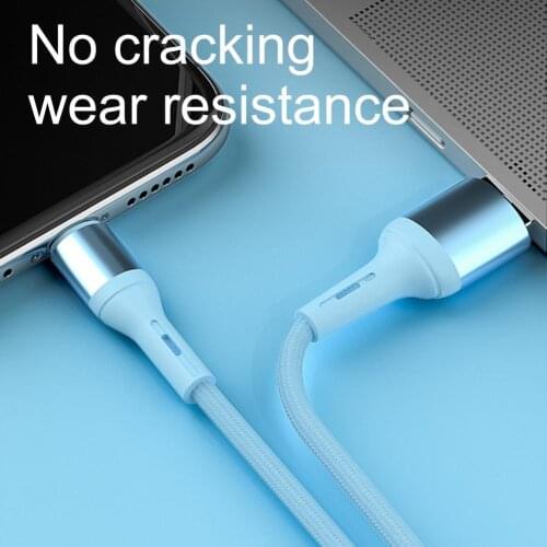 Data Cable Safe Fast Charging 3A Type-C Charger Cord Wire for Mobile Phone
