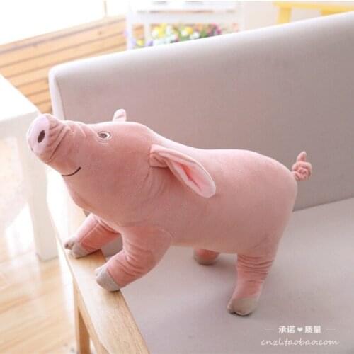 25-60cm Cute Cartoon Pig Plush Toy Soft Animal Stuffed Pig Plush Doll kawaii Pink Pig Pillow Birthday Gift for Children Girls