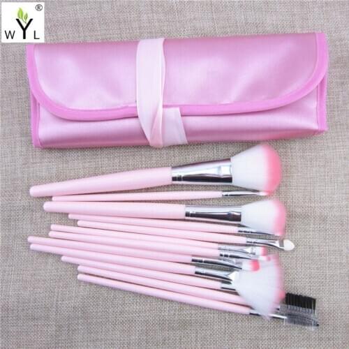 12 Pcs Set Professional Makeup Brushes Set Maquiagem Make Up Blush Brushes Foundation Contour Eyeshadow make-up Makeup Brush Kit