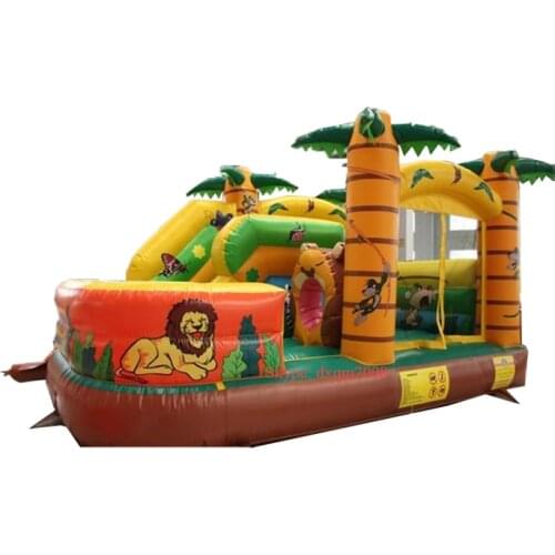 PVC Hot Sale Inflatable Castle Bounce House / outdoor playground slide for kids