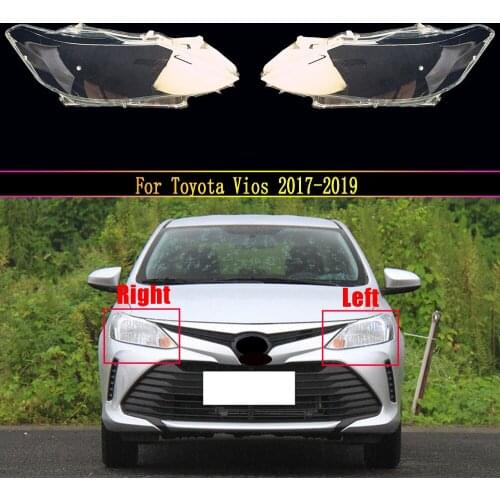 Car Headlight Lens For Toyota Vios 2016 2017 2018 Car Headlamp Cover Replacement Auto Shell
