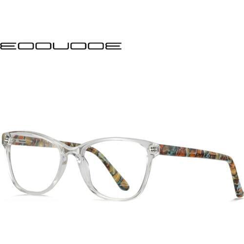 Acetate Glasses Frame Men Metal Square Prescription Eyeglasses Women Female Full Frame Optical Frame Clear Spectacles Eyewear