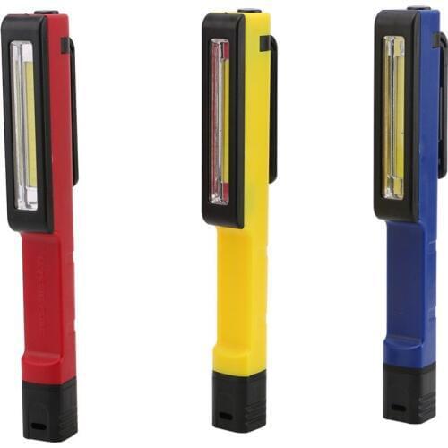 Portable Mini LED Magnet Inspection Working Light Lamp By 3*AAA Battery For Car Repairing, Camping and Emergency