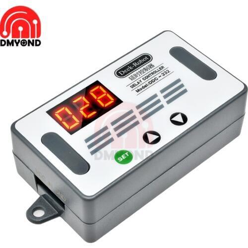 DC 5V-30V 12V 24V Dual MOS LED Digital Display Time Delay Relay High level trigger Cycle Timer Delay Switch Circuit
