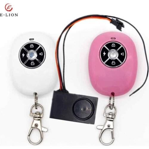 New Electric Scooter Security Alarm 24/36/48/60V Motorcycle Universal with Two Waterproof Remote Controls for Engine Start