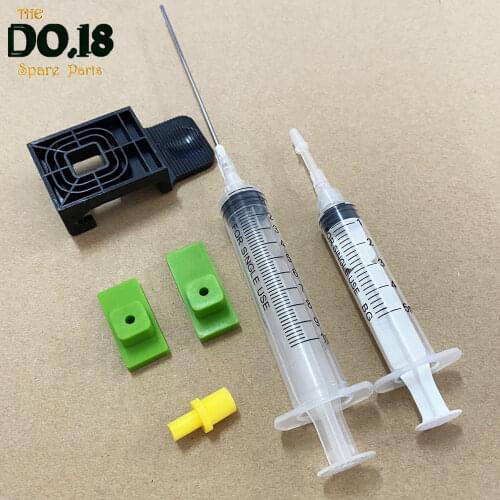 CISS cartridge Cleaning Clamp Clip Pumping Pads Syringe Tool Kit for Canon PG-445 446 Pixma MG2540s MG2540 MG 2540 2540s printer