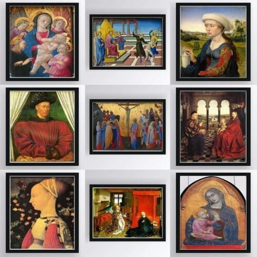 Middle Ages Canvas Art Oil Painting Poster Canvas Print Painting Wall Art Living Room Home Decoration