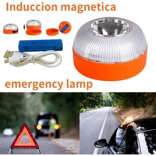 HELP LED V16 Dgt Emergency light SOS homologada DGT Approved Flash safety lamp warning Amber white strobe Road Accident light