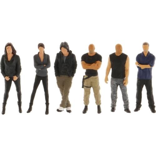 1:64 Model Miniature Figure People Street Building Layout for /Fire Wheel/Siku