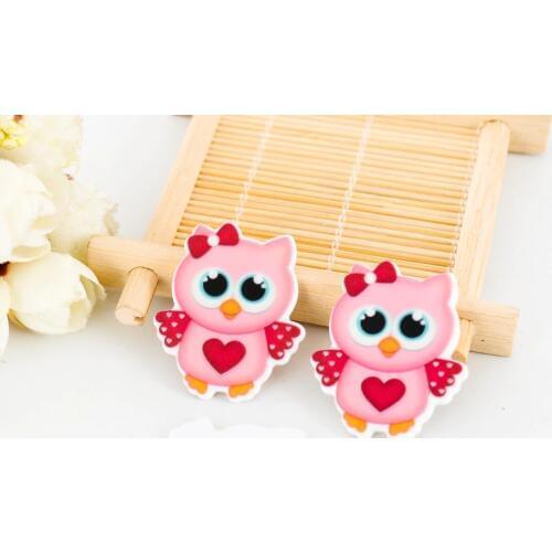 10pcs/lot DIY resin cabochons accessories flat back resin planar bird