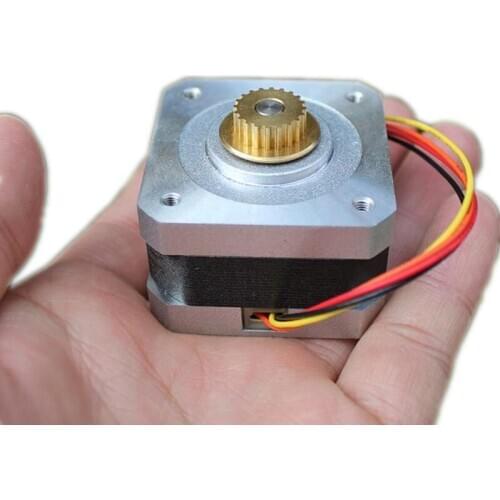 42 stepper motor 2-phase 4-wire stepper motor Printer stepper motor with MXL sync wheel