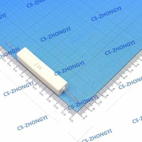 5pcs 20w 5% ±5% Cement Resistance±2R 3.6R 1.2KR 36R 820R 56R 30KR 8.2KR 0.56R 5.6R 51KR 180R 20KR 47KR 500R 3.3R 0.22R 0.47R