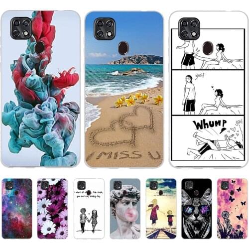 A For ZTE Blade 20 Smart V1050 Case 6.49'' Fashion silicone Soft TPU Cute Back Cases for ZTE Blade 20 Phone Cover Coque