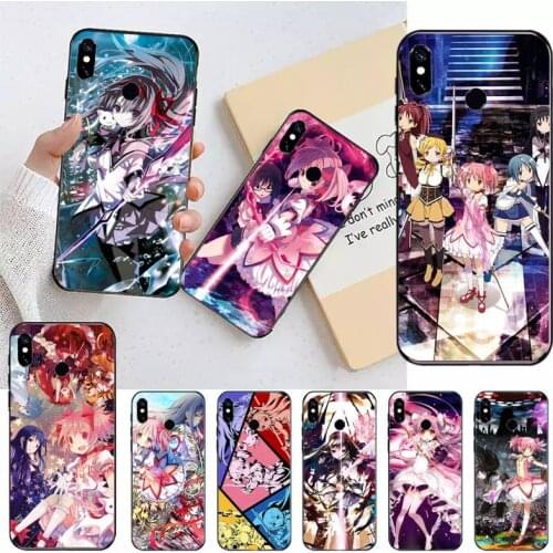 Puella magi madoka magica Phone Case For Xiaomi Redmi note 7 8 9 t max3 s 10 pro lite Luxury brand shell funda coque