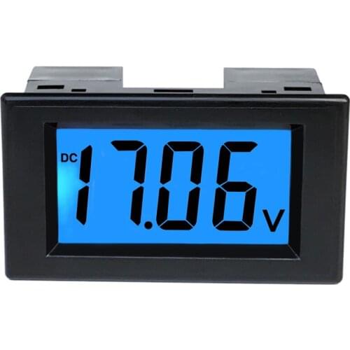 1pcs D85-131 LCD DC Digital display Panel Ammeter Ampere Meter Detect 7.5v-30v DC Charge Discharge