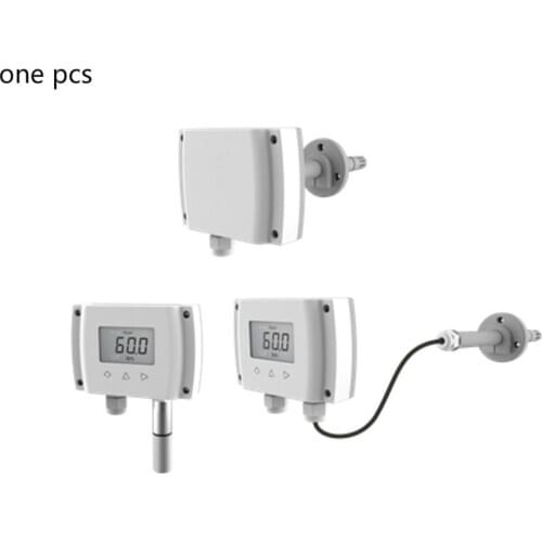 Temperature transmitter indoor and outdoor split air duct type multiple output methods temperature and humidity sensor